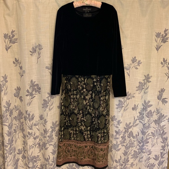 Carole Little Sleeveless Dress with Jacket - Picture 2 of 4